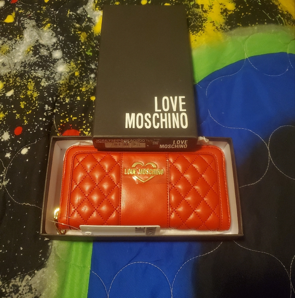 Love Moschino quilted wallet (Red)